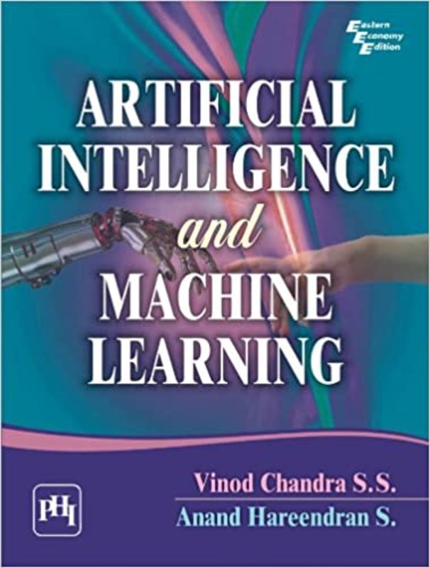 Book cover for "Artifical Intelligence and Machine Learning" by Vinod Chandra