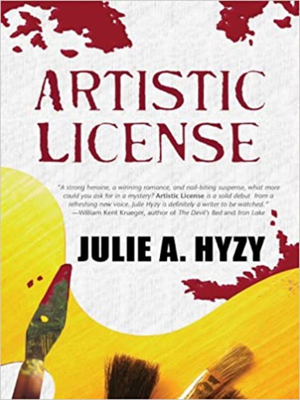 Book cover for "Artistic License" by Julie Hyzy