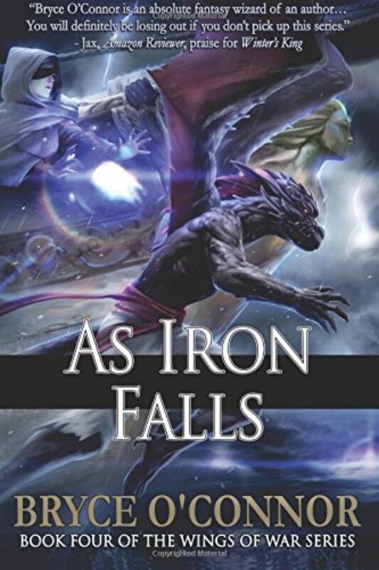 Book cover for "As Iron Falls" by Bryce O'Connor