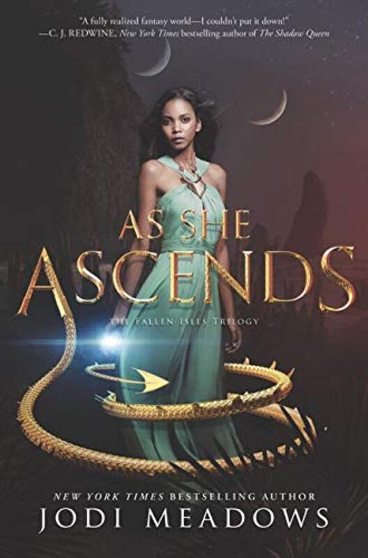 Book cover for "As She Ascends" by Jodi Meadows