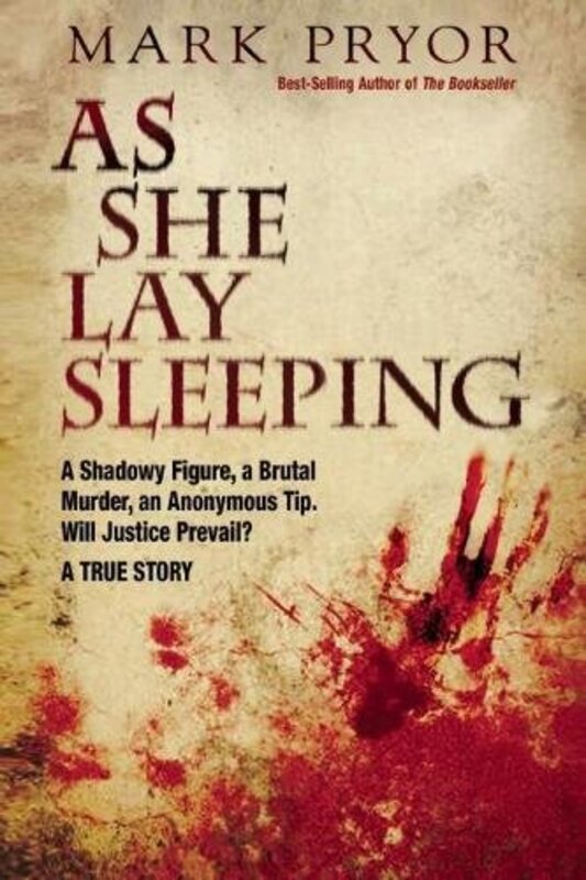 Book cover for "As She Lay Sleeping" by Mark Pryor