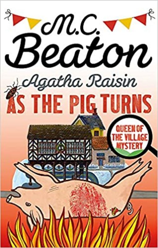 Book cover for "As The Pig Turns" by MC Beaton