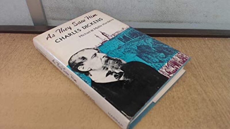 Book cover for "As They Saw Him... Charles Dickens" by Mollie Hardwick