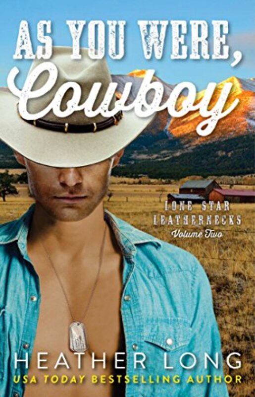 Book cover for "As You Were, Cowboy" by Heather Long