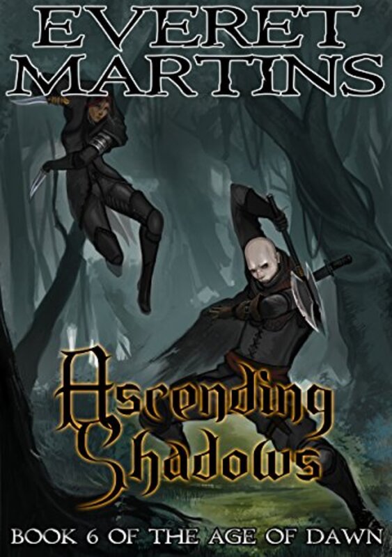 Book cover for "Ascending Shadows" by Everet Martins
