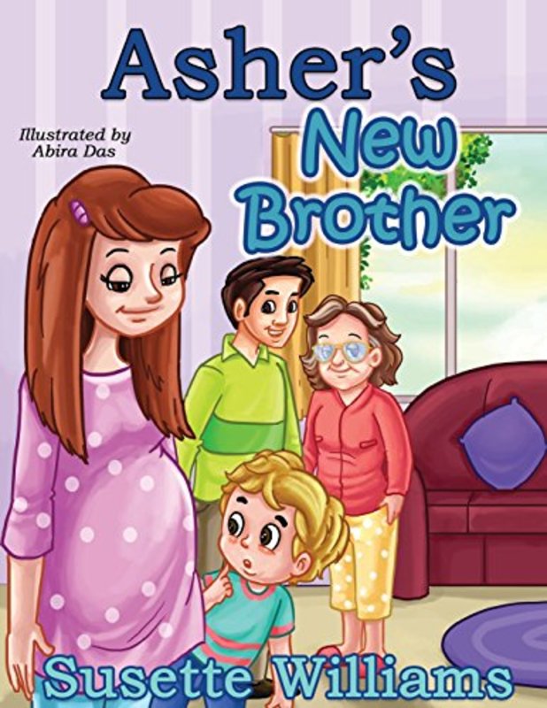 Book cover for "Asher's New Brother" by Susette Williams