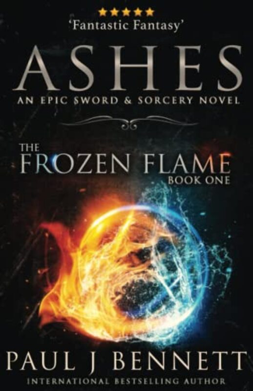 Book cover for "Ashes" by Paul J Bennett