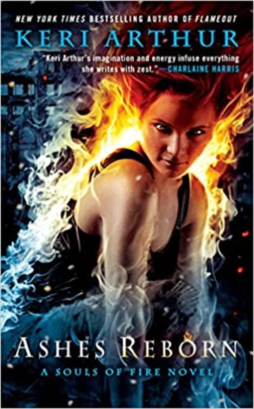Book cover for "Ashes Reborn" by Keri Arthur