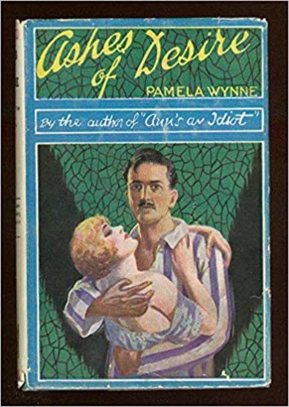 Book cover for "Ashes of Desire" by Barbara Cartland