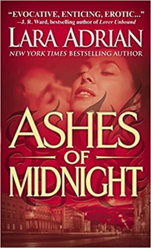 Book cover for "Ashes of Midnight" by Lara Adrian