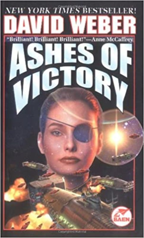Book cover for "Ashes of Victory" by David Weber