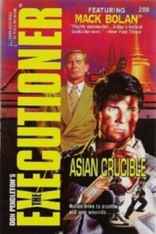 Book cover for "Asian Crucible" by Don Pendleton