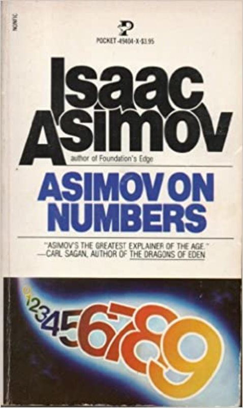 Book cover for "Asimov on Numbers" by Isaac Asimov
