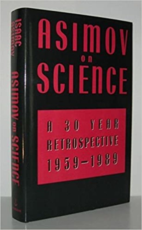 Book cover for "Asimov on Science" by Isaac Asimov