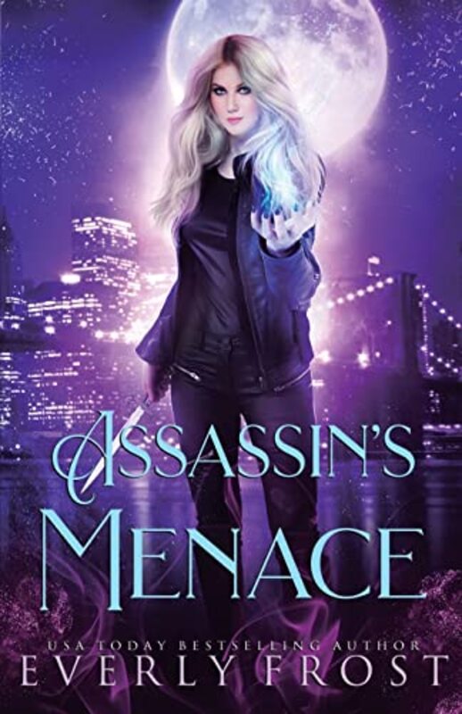 Book cover for "Assassin's Menace" by Everly Frost