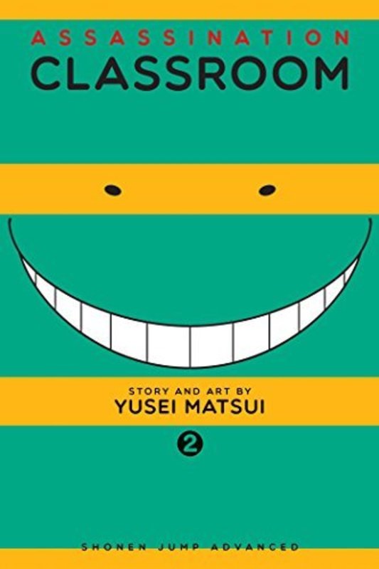 Book cover for "Assassination Classroom, Vol. 02: Time for Grown-Ups" by Yūsei Matsui