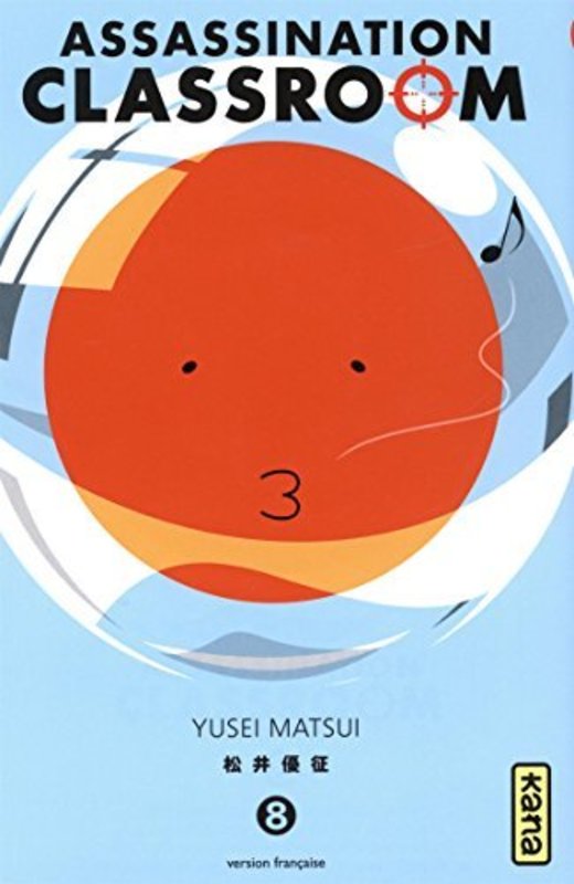 Book cover for "Assassination Classroom, Vol. 08" by Yūsei Matsui