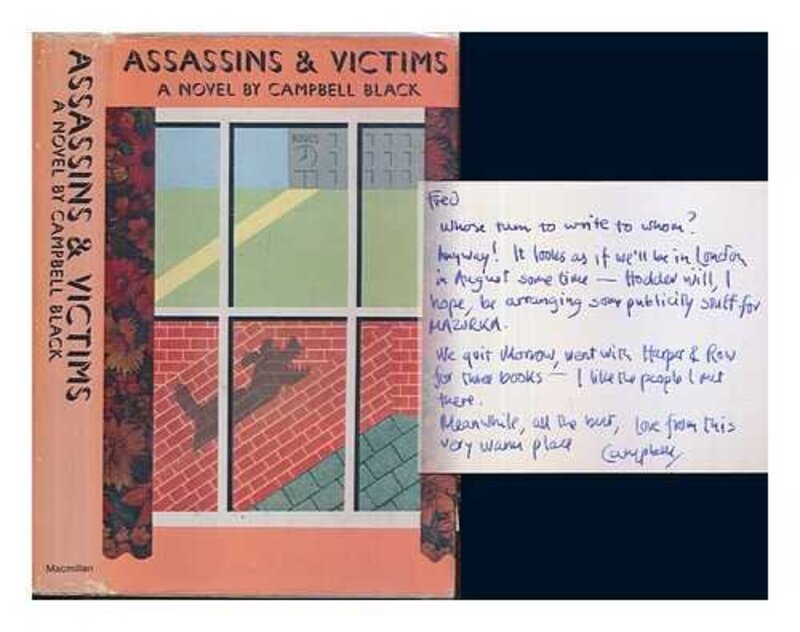 Book cover for "Assassins and Victims" by Campbell Armstrong