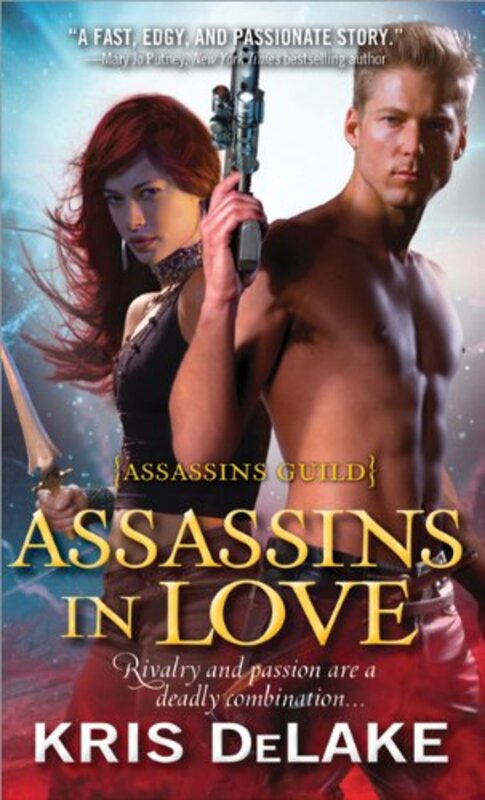 Book cover for "Assassins in Love" by Kristine Kathryn Rusch