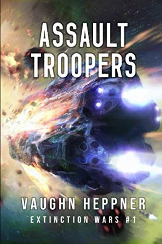 Book cover for "Assault Troopers" by Vaughn Heppner
