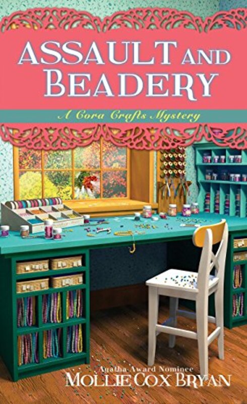 Book cover for "Assault and Beadery" by Mollie Cox Bryan