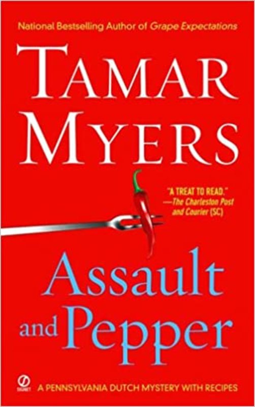 Book cover for "Assault and Pepper" by Tamar Myers