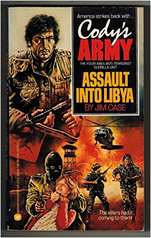 Book cover for "Assault into Libya" by Stephen Mertz