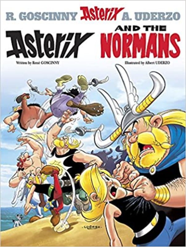Book cover for "Asterix and the Normans" by Goscinny