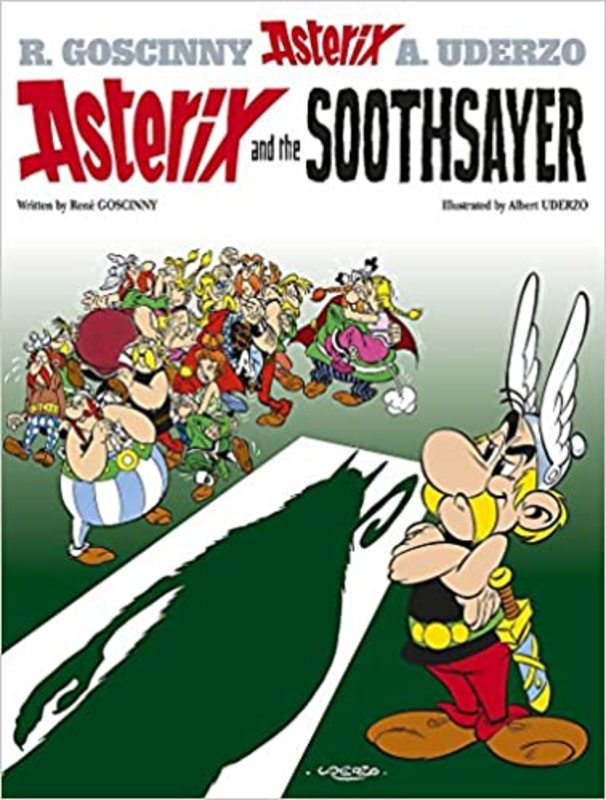 Book cover for "Asterix and the Soothsayer" by Goscinny