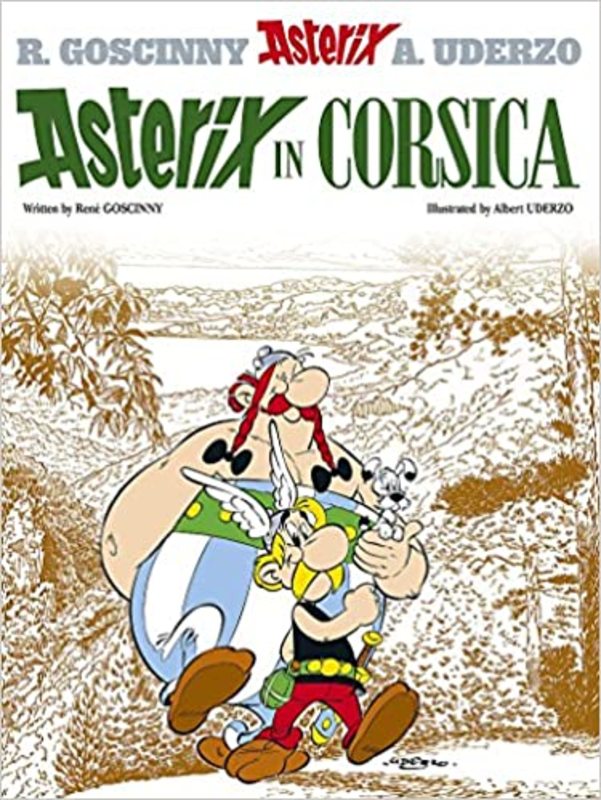 Book cover for "Asterix in Corsica" by Goscinny