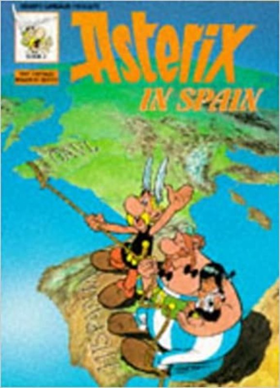 Book cover for "Asterix in Spain" by Goscinny
