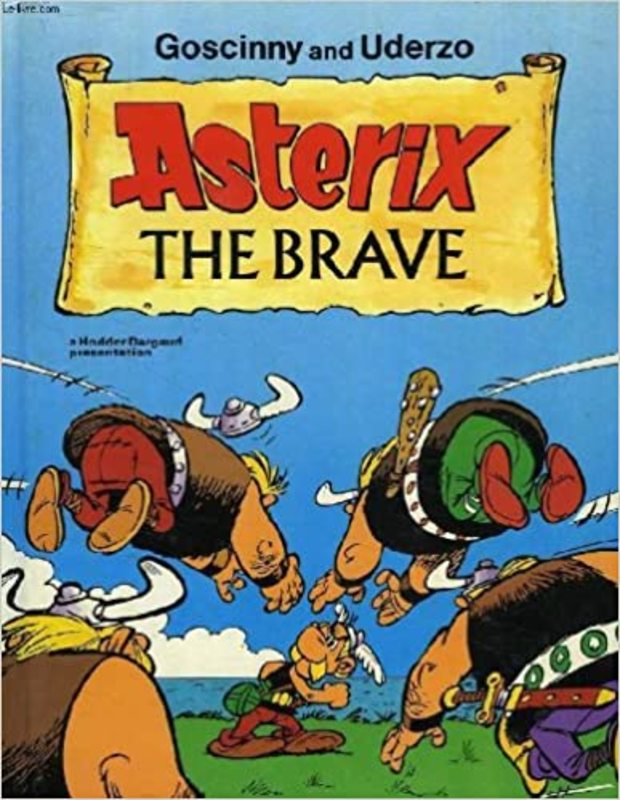 Book cover for "Asterix the Brave" by Goscinny