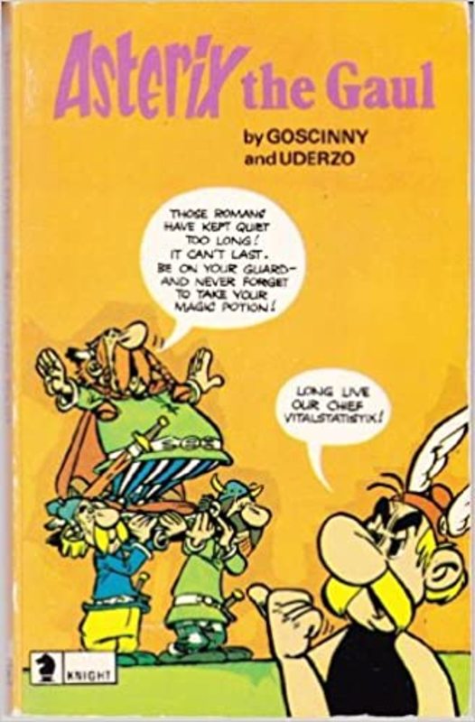Book cover for "Asterix the Gaul" by Goscinny