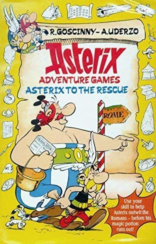 Book cover for "Asterix to the Rescue" by Goscinny