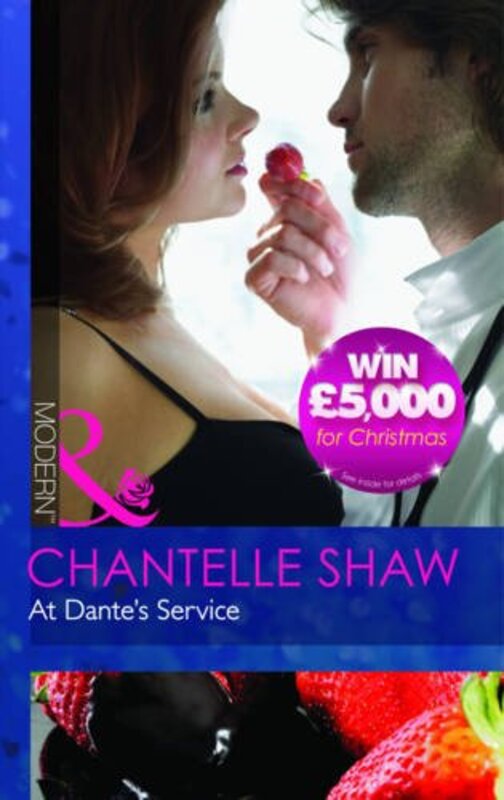 Book cover for "At Dante's Service" by Chantelle Shaw