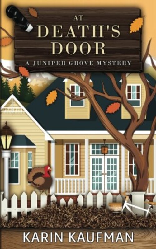 Book cover for "At Death's Door" by Karin Kaufman