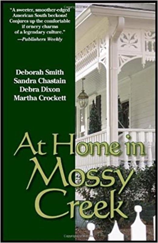 Book cover for "At Home in Mossy Creek" by Judith Keim