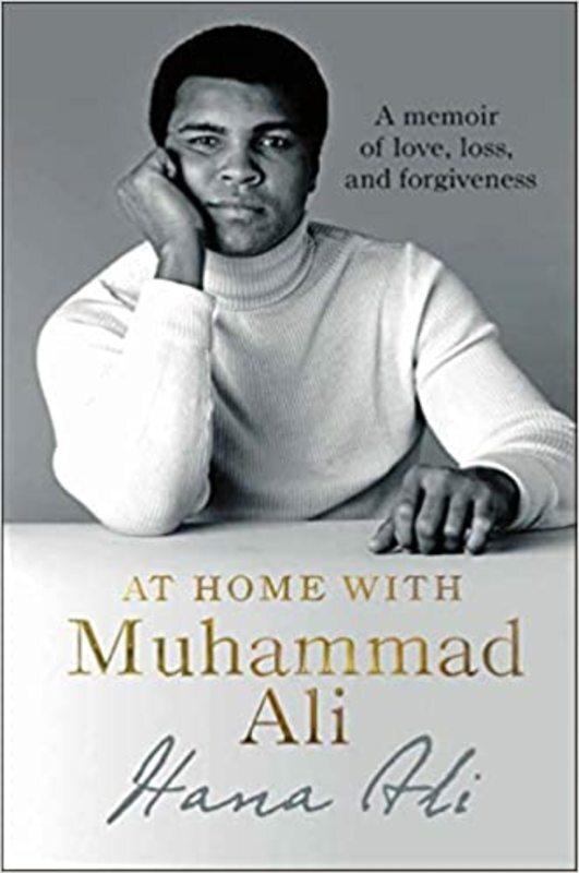 Book cover for "At Home with Muhammad Ali" by Hana Ali