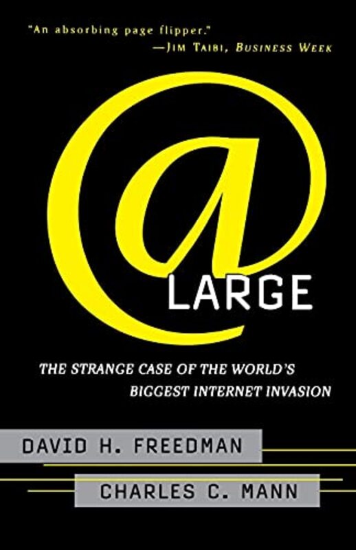 Book cover for "At Large" by David H Freedman