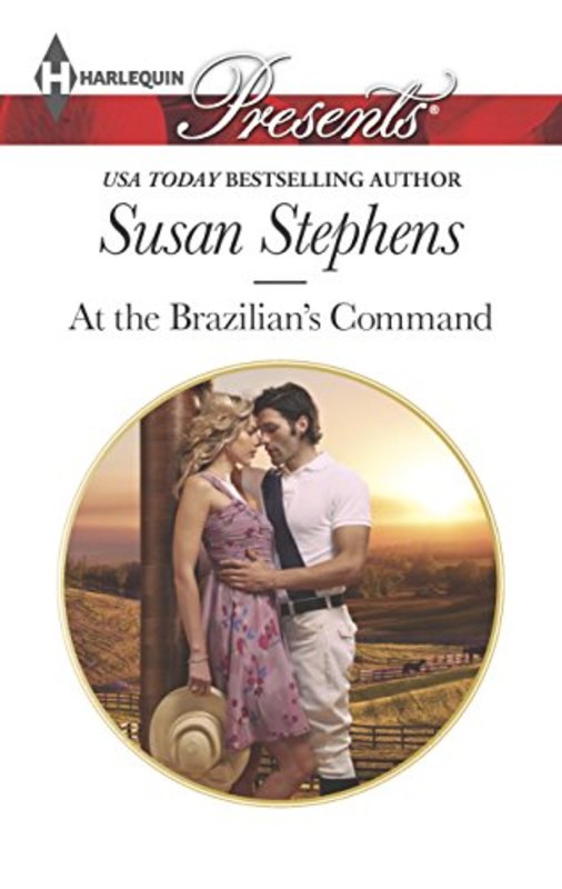 Book cover for "At the Brazilian's Command" by Susan Stephens