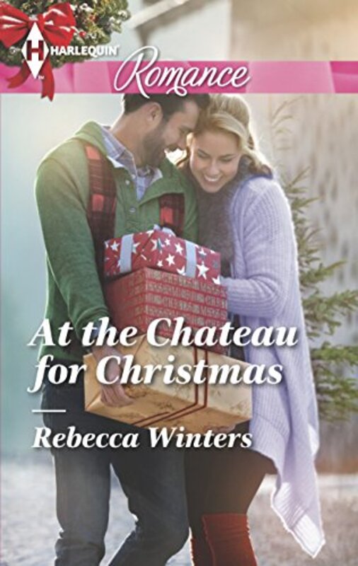 Book cover for "At the Chateau for Christmas" by Rebecca Winters