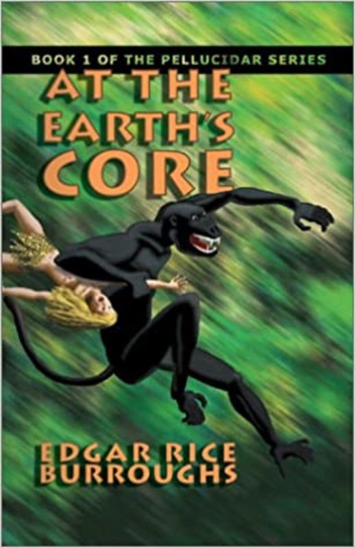 Book cover for "At the Earth's Core" by Edgar Rice Burroughs