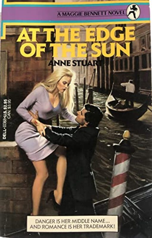 Book cover for "At the Edge of the Sun" by Anne Stuart