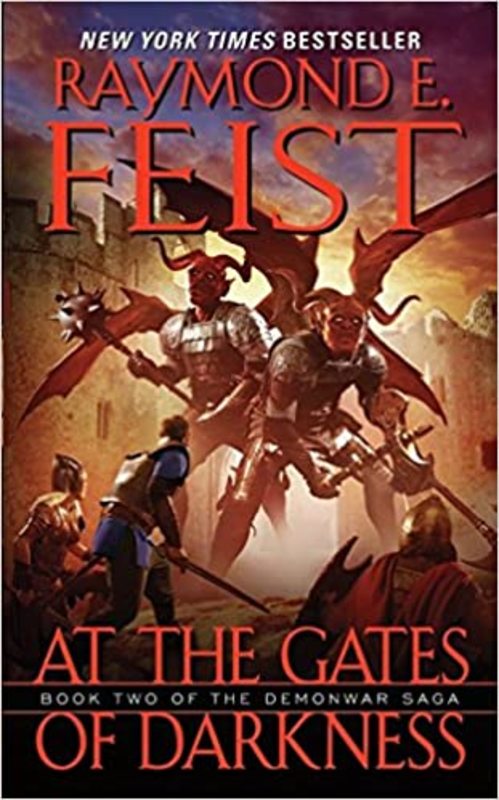 Book cover for "At the Gates of Darkness" by Raymond E. Feist