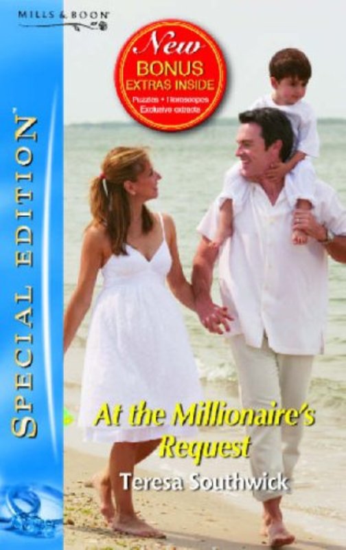 Book cover for "At the Millionaire's Request" by Teresa Southwick