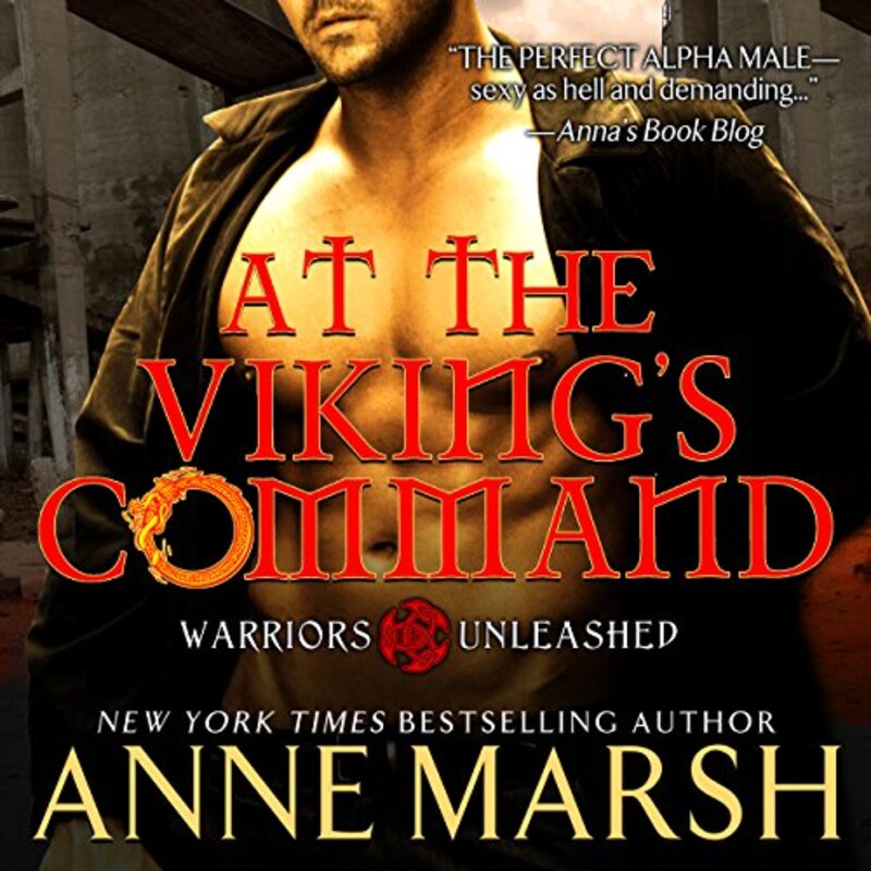 Book cover for "At the Viking's Command" by Anne Marsh