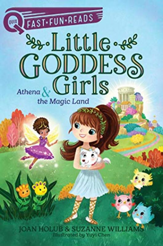 Book cover for "Athena and the Magic Land" by Suzanne Williams