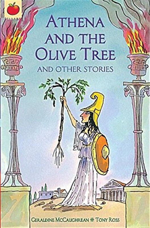 Book cover for "Athena and the Olive Tree" by Geraldine McCaughrean