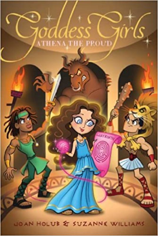 Book cover for "Athena the Proud" by Suzanne Williams