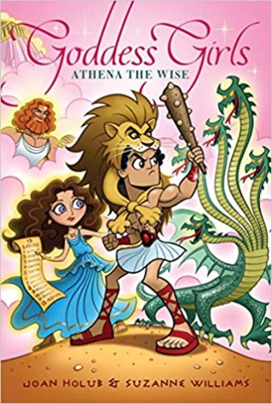 Book cover for "Athena the Wise" by Suzanne Williams